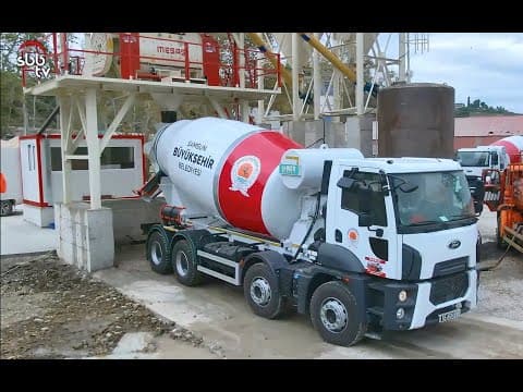 100 m³/saat Sabit Beton Santrali  ( Samsun Belediyesi )